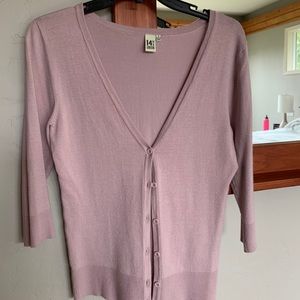 Sweet little lavender cardi